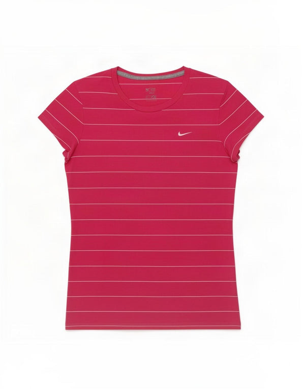 Женская футболка Nike Top UK 10, маленькая розовая полоска