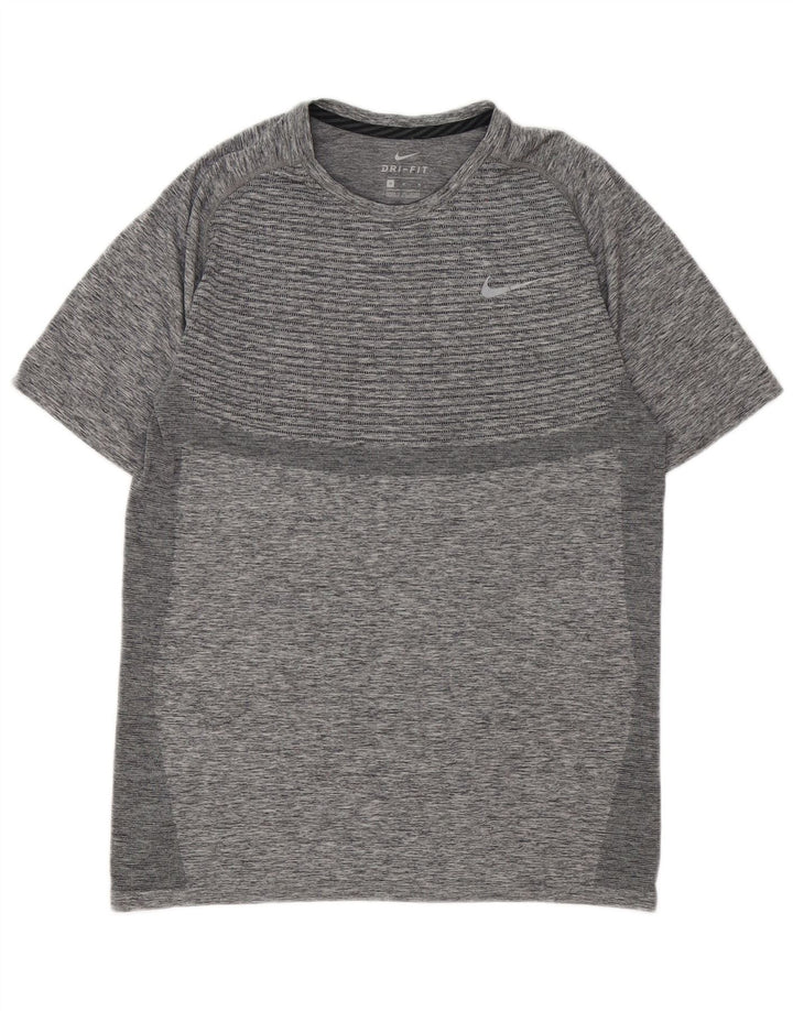 Женская футболка Nike Dri Fit Top UK 14, средний серый в крапинку