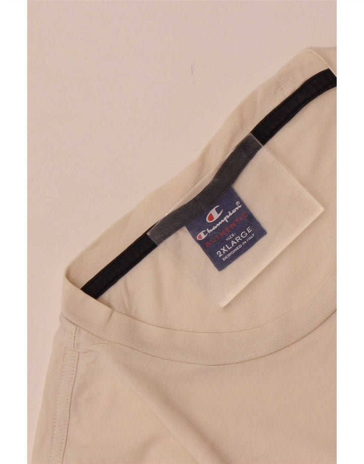 Мужская футболка Champion Top 2XL Off White