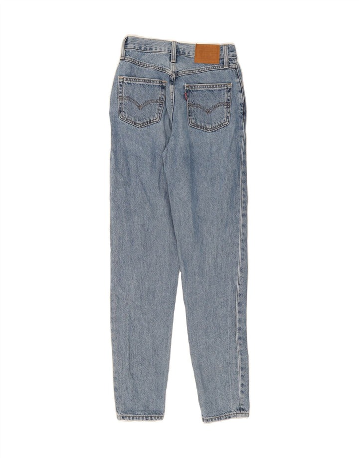 LEVI'S Womens Mom Slim Jeans W23 L30 Blue Cotton 80s Vintage Levi's and Second-Hand Levi's from Messina Hembry 