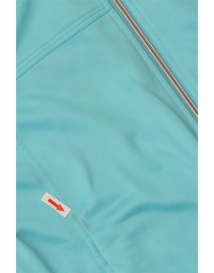 Женский спортивный костюм Diadora, верхняя куртка UK 18 XL, синий полиэстер с цветными блоками