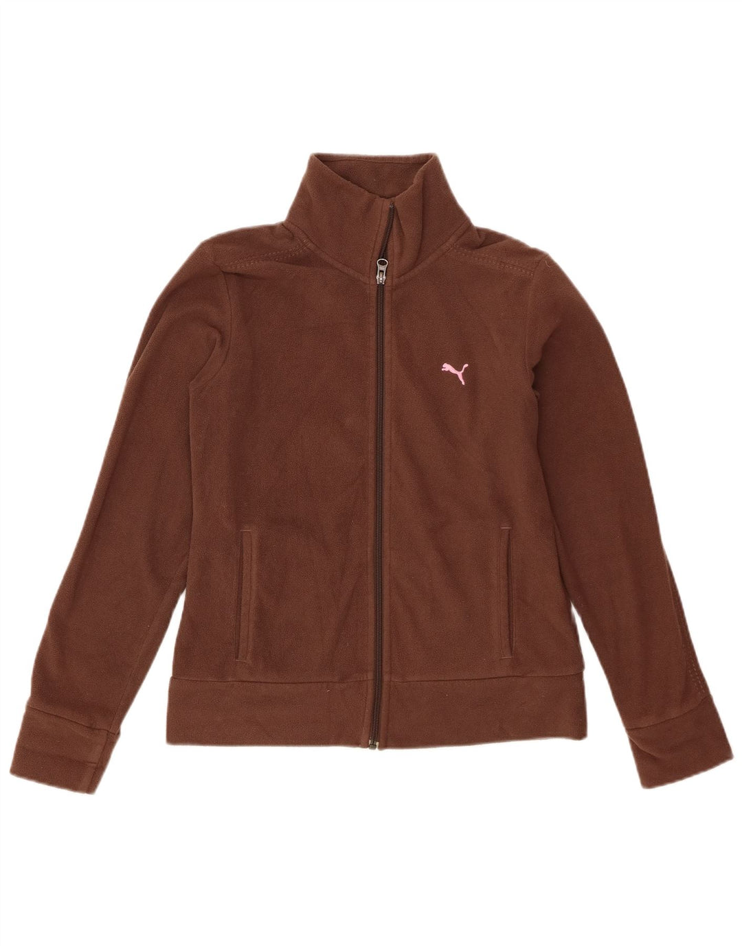 Женская флисовая куртка Puma UK 10, маленькая коричневая