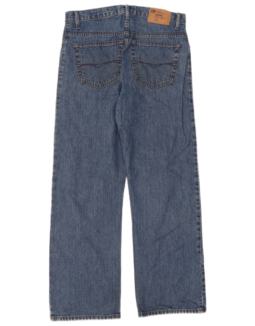 Мужские прямые джинсы Marks & Spencer Blue Harbour W32 L29, синий хлопок