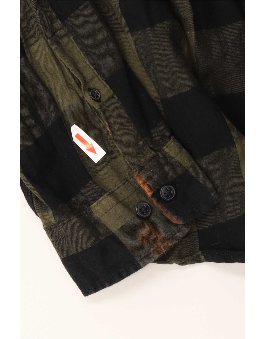 Мужская фланелевая рубашка Jack & Jones XL, зеленая хлопковая клетка в мелкую клетку