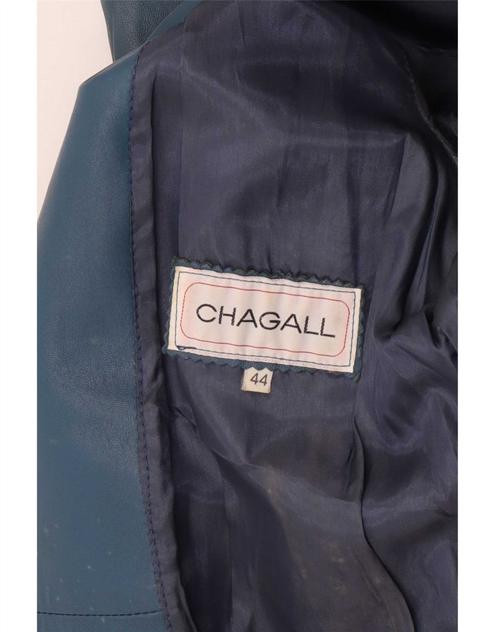 Женская кожаная куртка Chagall IT 44 Medium Blue
