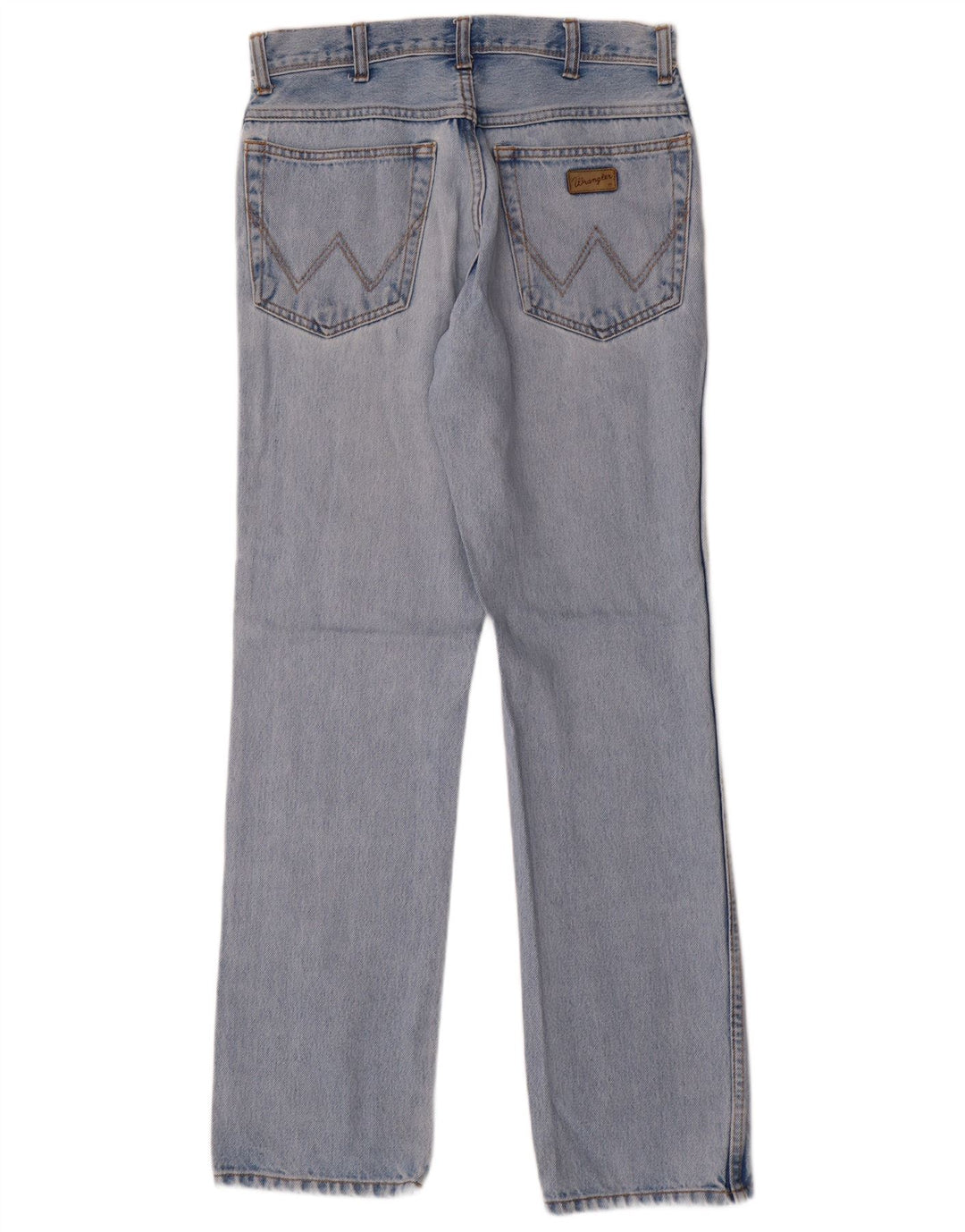 Мужские прямые джинсы WRANGLER стандартного кроя W32 L32, синий хлопок