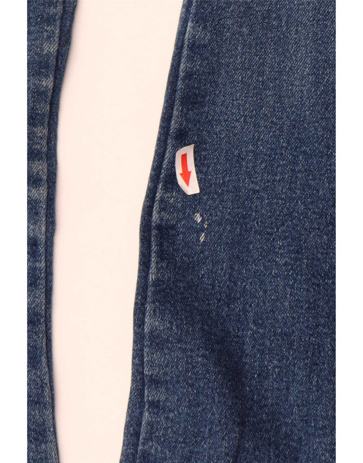 Женские расклешенные джинсы Zara EU 38, маленькие W28 L34, синие, хлопок