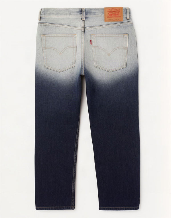 Мужские джинсы-капри Levi's 661 W32 L22 темно-синие с цветными блоками