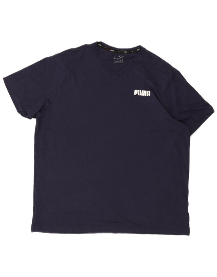 Мужская футболка PUMA Top 2XL Темно-синий