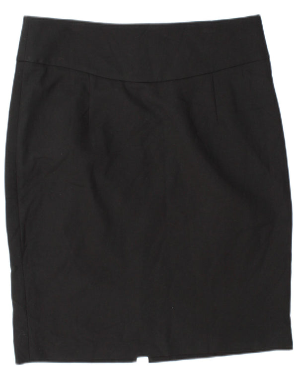 Trussardi Женская прямая юбка с завышенной талией IT 48 XL W32 Черная вискоза