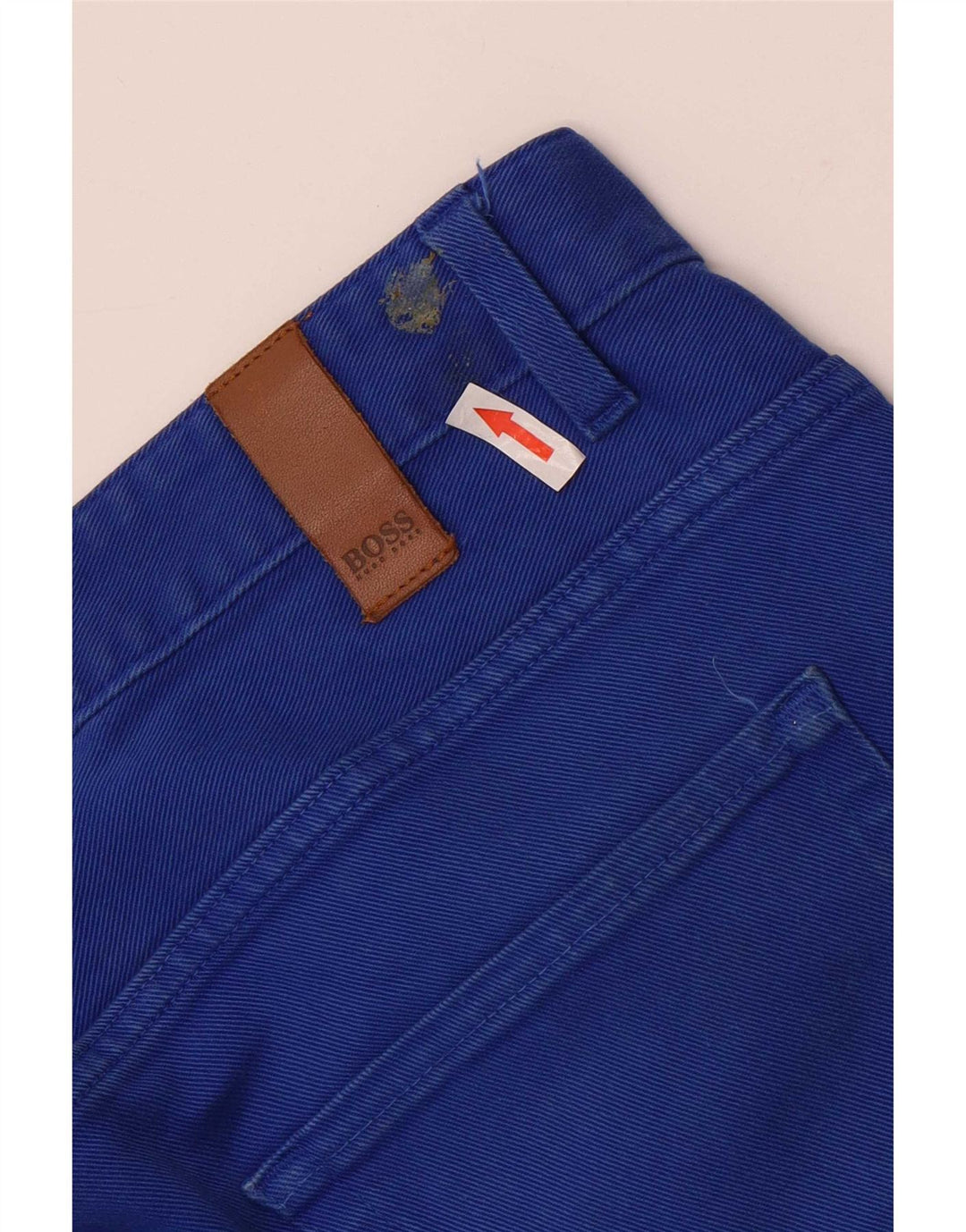 Мужские узкие джинсы Hugo Boss W36 L32 синие, хлопок