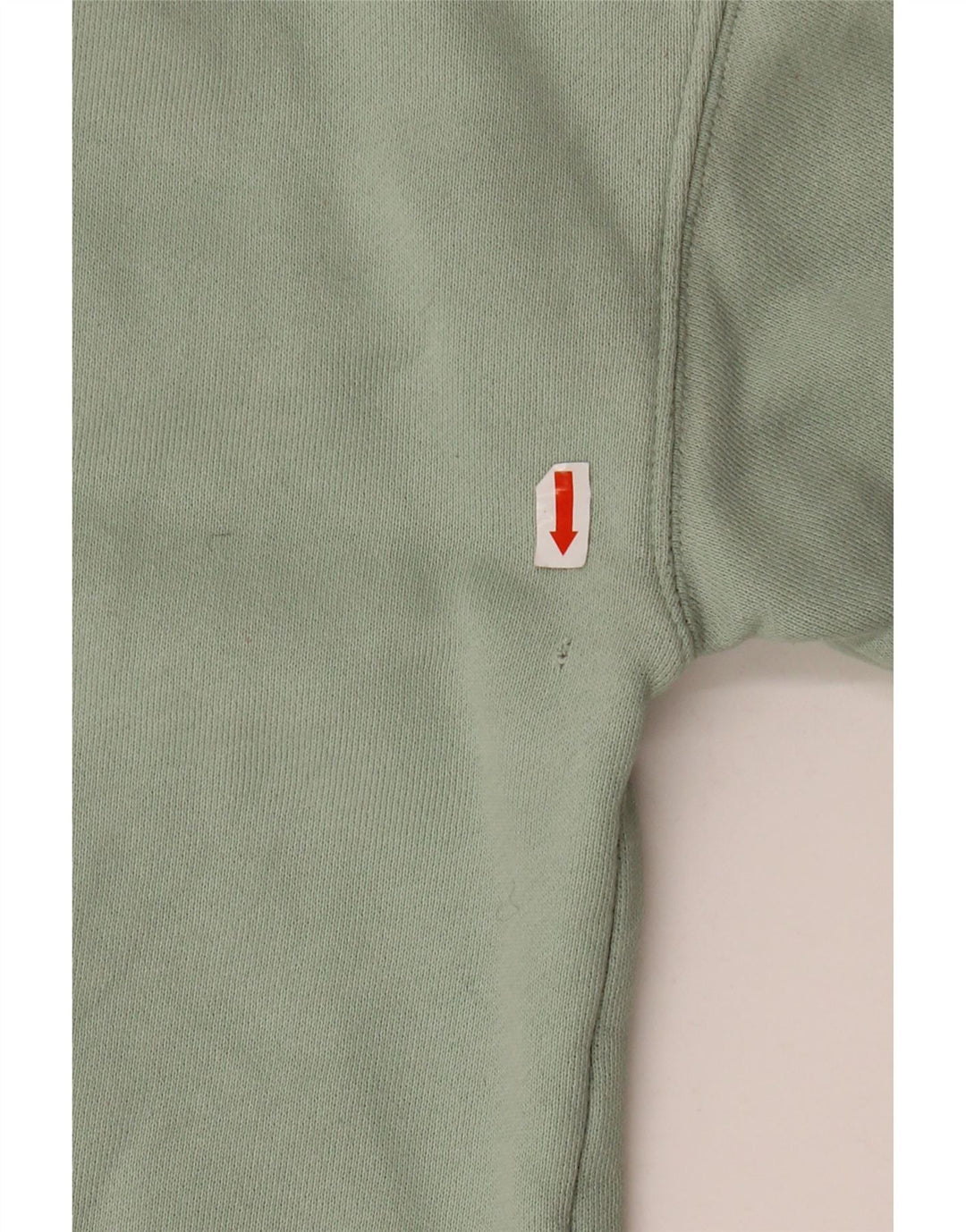 ADIDAS Женский укороченный джемпер с капюшоном оверсайз UK 8, маленький зеленый хлопок