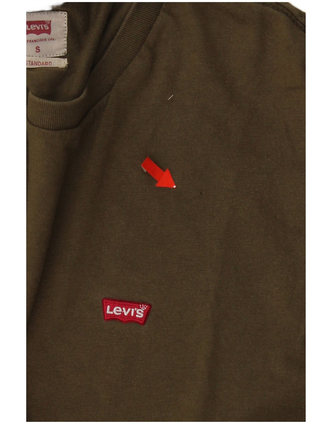 Мужская футболка Levi's Top Small Khaki