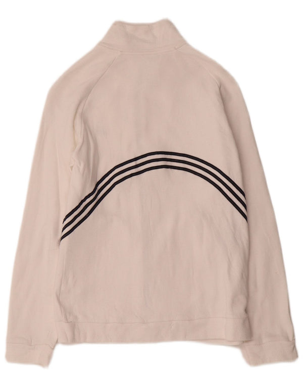 Женский спортивный костюм Adidas Regular Fit Top Jacket UK 12, средний белый в полоску