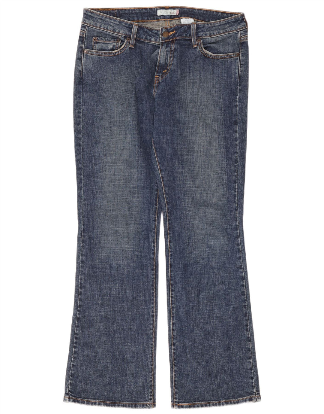 Женские джинсы Levi's 545 Low Bootcut, размер США 12, большие W34 L31, синий хлопок
