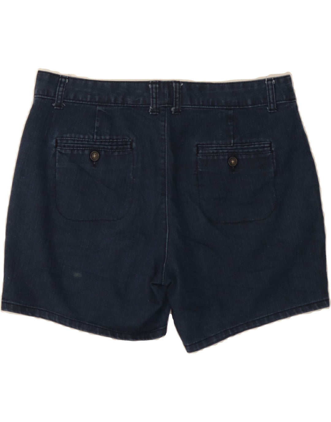 DOCKERS Womens Denim Shorts US 8 Medium W30 Navy Blue Cotton Vintage Dockers and Second-Hand Dockers from Messina Hembry 