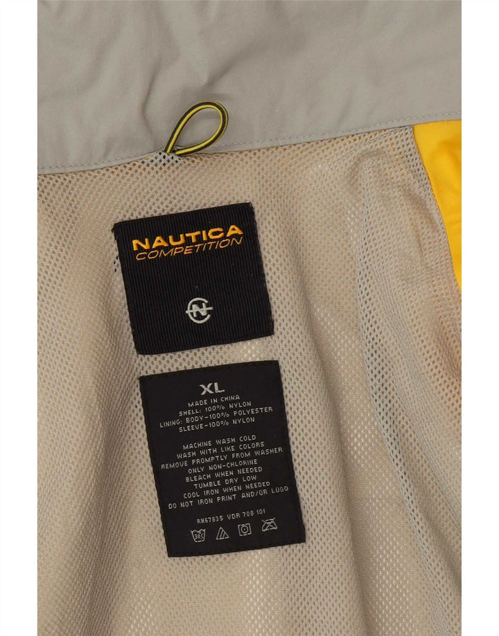Мужская дождевик Nautica UK 42 XL, желтый нейлон