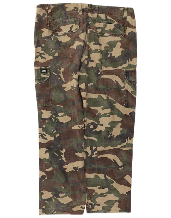 Мужские прямые брюки-карго Dickies W36 L29, камуфляжный хлопок цвета хаки