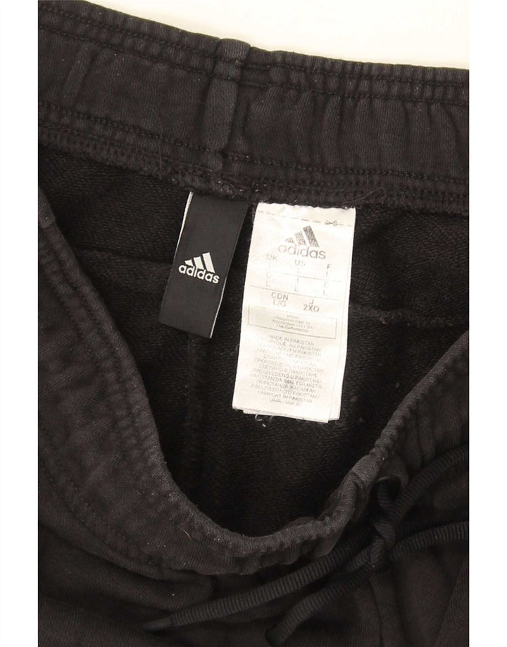 Мужские спортивные шорты Adidas с графическим рисунком, большие черные хлопковые