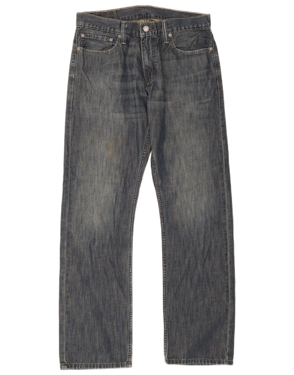 Мужские прямые джинсы Levi's 514 W32 L32 темно-синие, хлопок