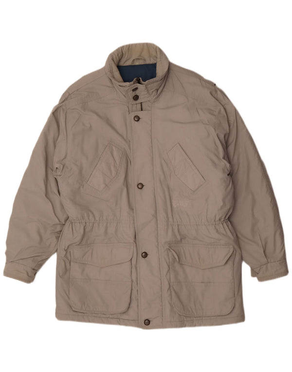 Мужское стеганое пальто Brugi UK 42 XL, полиэстер серое