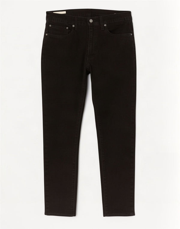 Levi's Mens Slim Jeans W34 L30 Black Cotton
