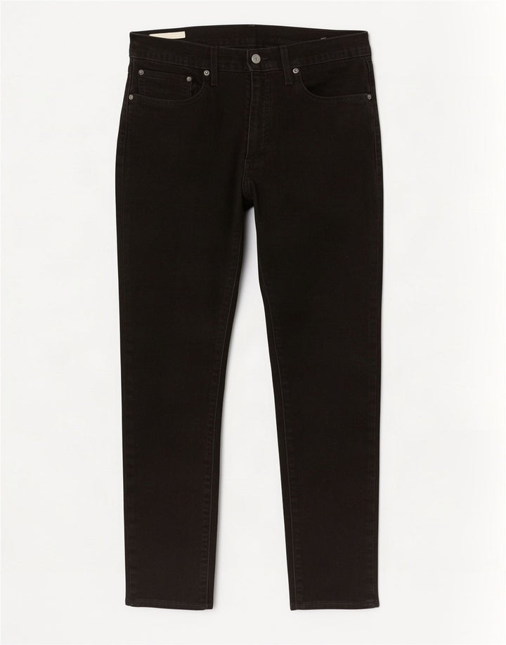Мужские узкие джинсы Levi's W34 L30, черный хлопок