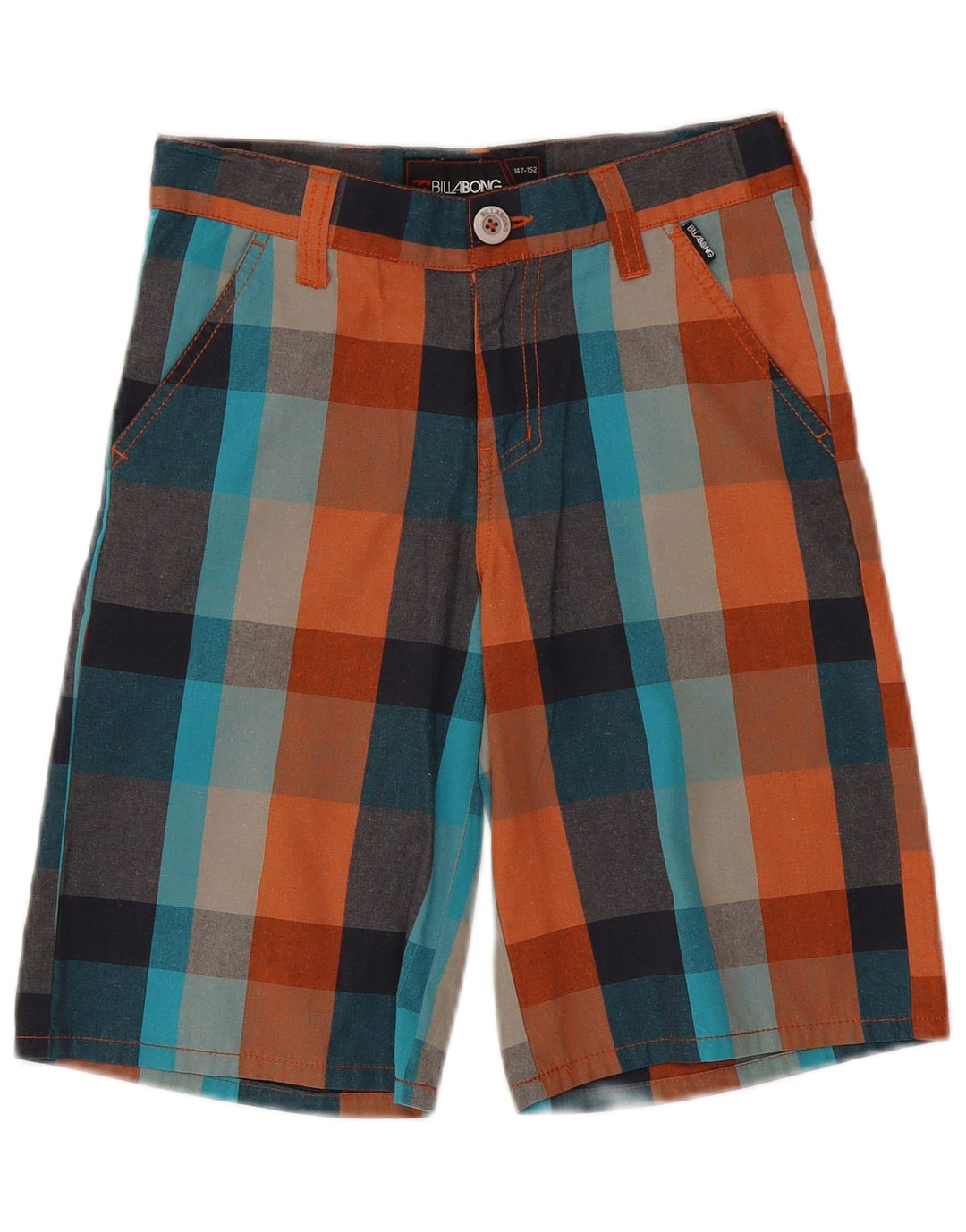 BILLABONG Boys Graphic Casual Shorts 11-12 Years W26  Multicoloured Check