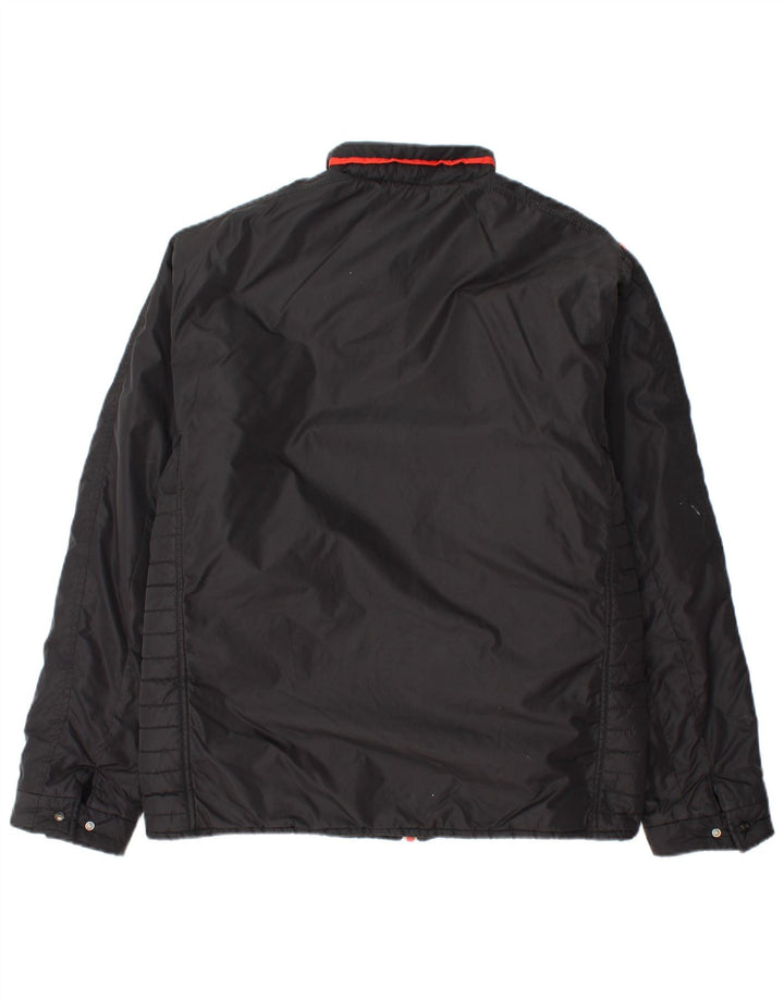 Мужская стеганая куртка PUMA UK 38 Medium Black Colorblock