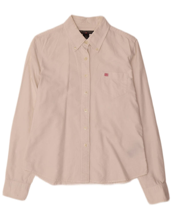 Женская рубашка Polo Ralph Lauren UK 16, большая белая хлопковая