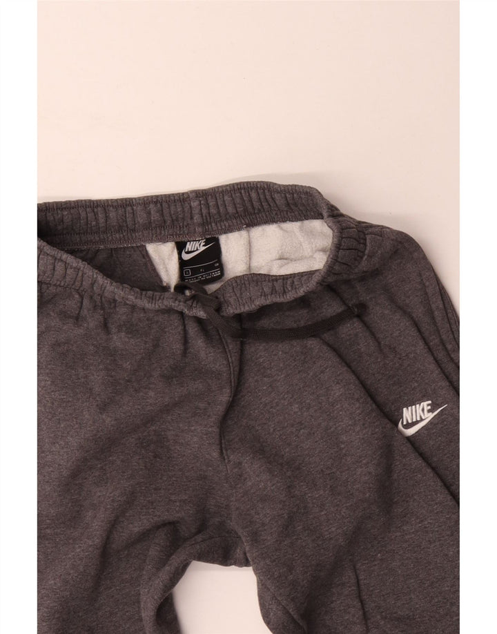 Мужские спортивные брюки Nike, маленькие серые хлопковые брюки для бега