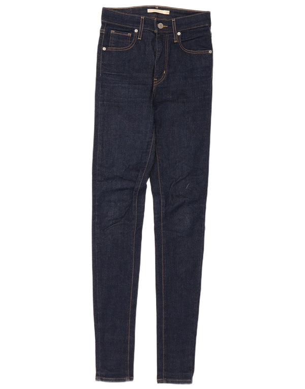 Женские суперскинни Levi's Mile High W25 L32 Темно-синие