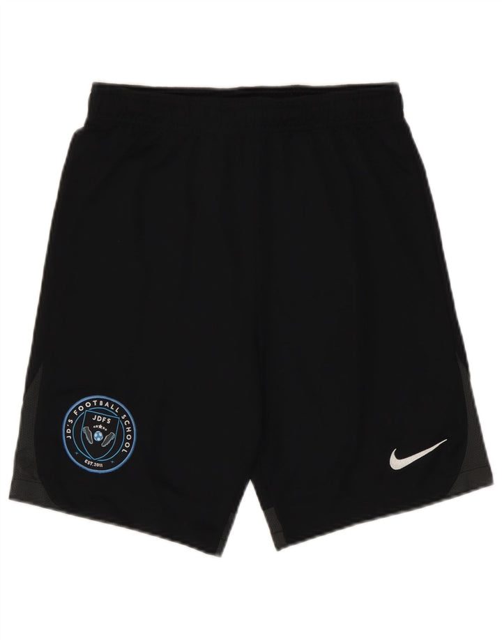 Спортивные шорты Nike для мальчиков с графикой, 12–13 лет, большие черные, полиэстер
