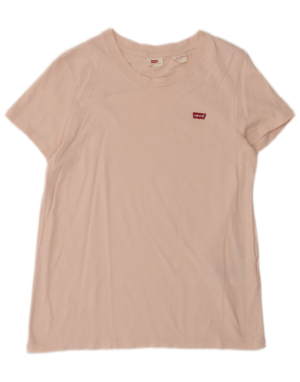Женская футболка Levi's Top UK 10 Small Pink Cotton
