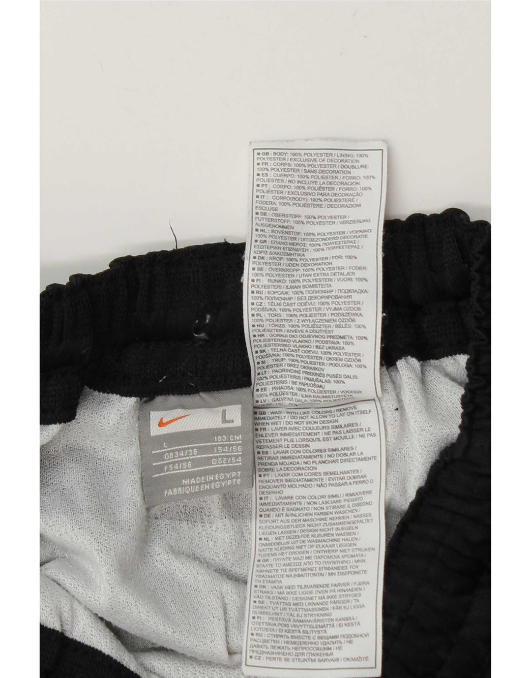 Мужские спортивные шорты Nike, большие черные, полиэстер