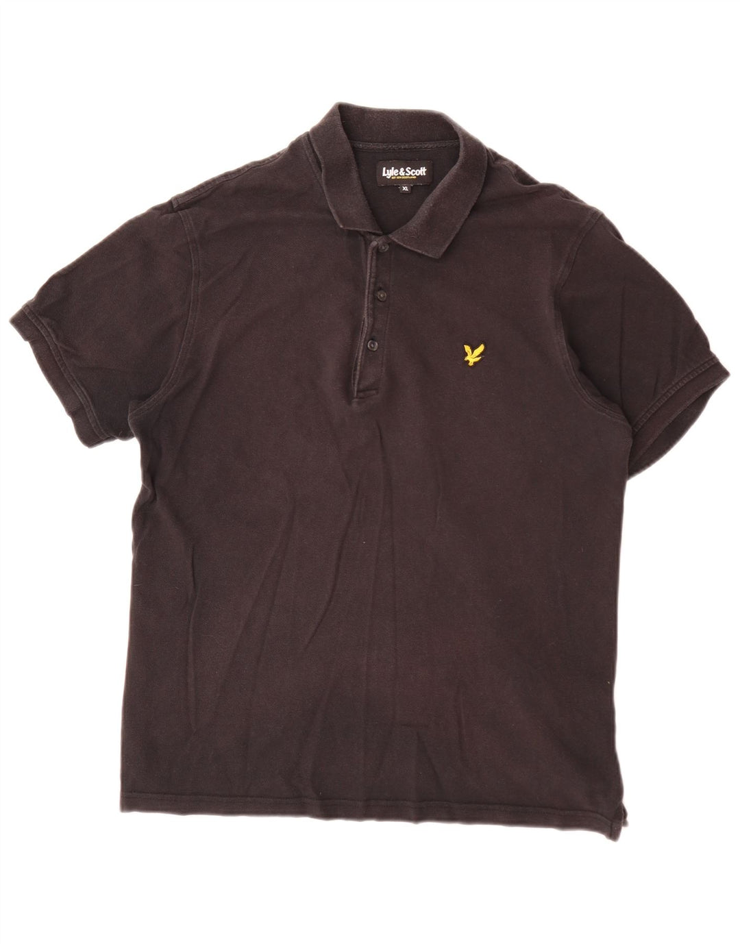 Мужская рубашка-поло Lyle & Scott XL, черный хлопок