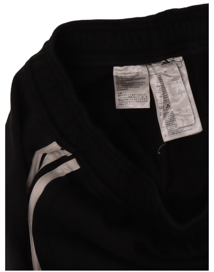Мужские спортивные брюки Adidas, маленькие черные, хлопковые