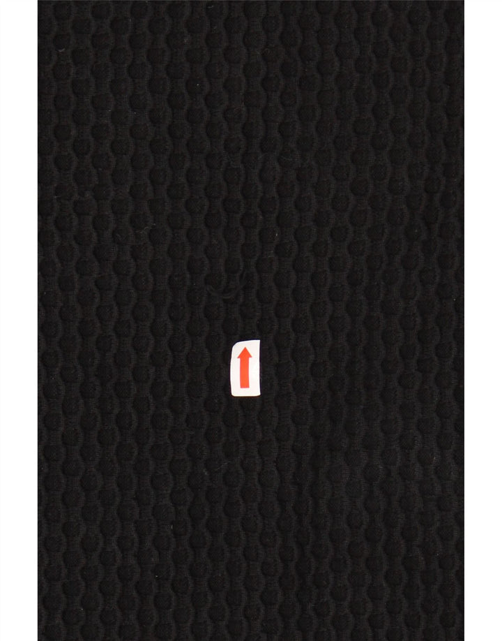 Женский топ COS с рукавом 3/4, Великобритания 14, средний черный, хлопок