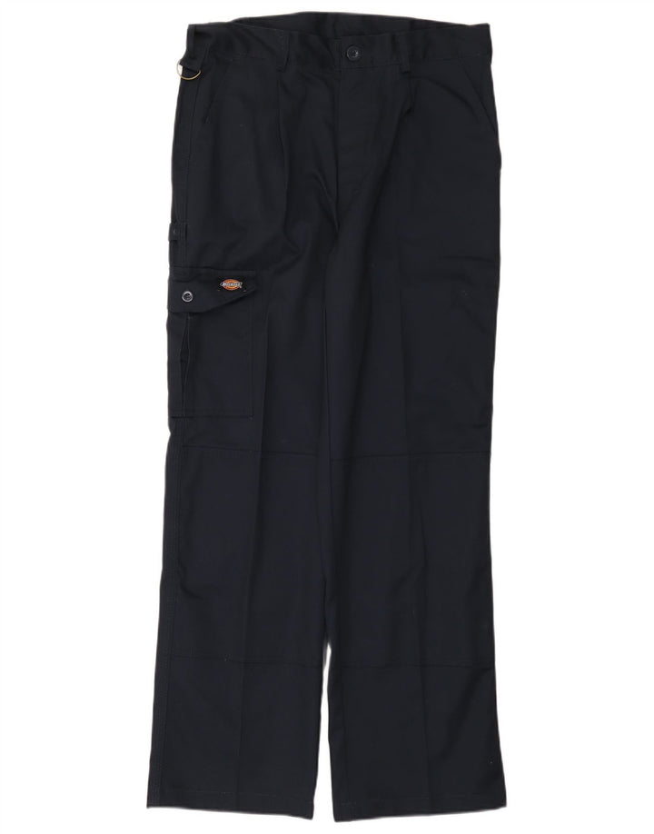 Мужские прямые брюки-карго Dickies W32 L30 темно-синие из полиэстера