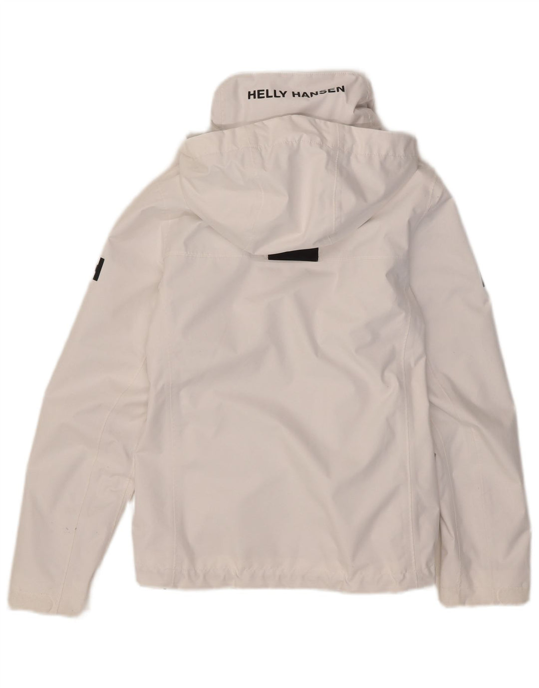 Женская дождевик с капюшоном Helly Hansen UK 10, маленький белый полиэстер
