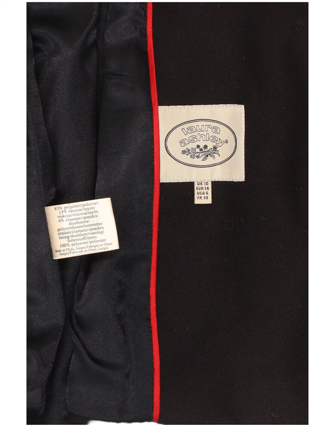 LAURA ASHLEY Женский пиджак с капюшоном на 5 пуговицах UK 10, маленький темно-синий