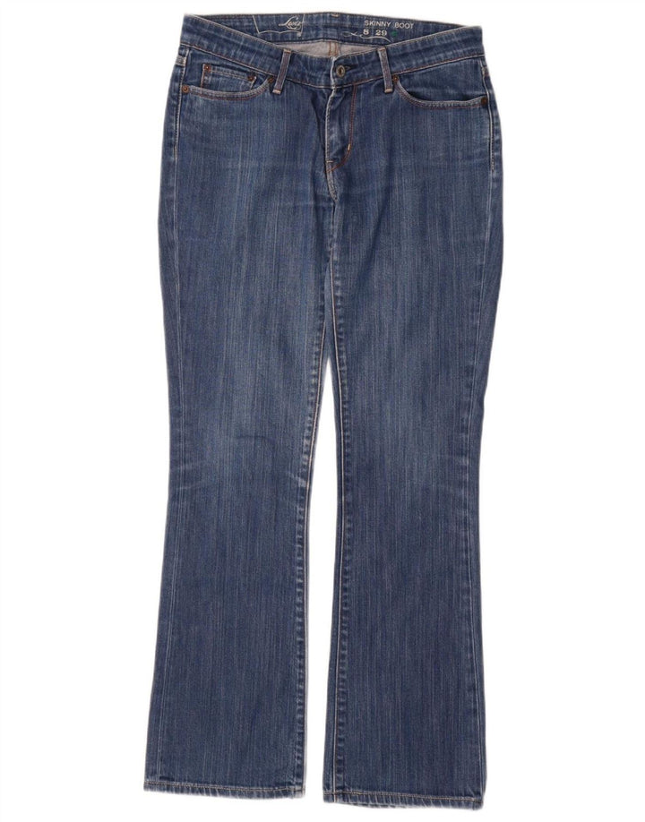 Женские джинсы скинни Levi's Bootcut США 8 Средний W29 L32 Синие
