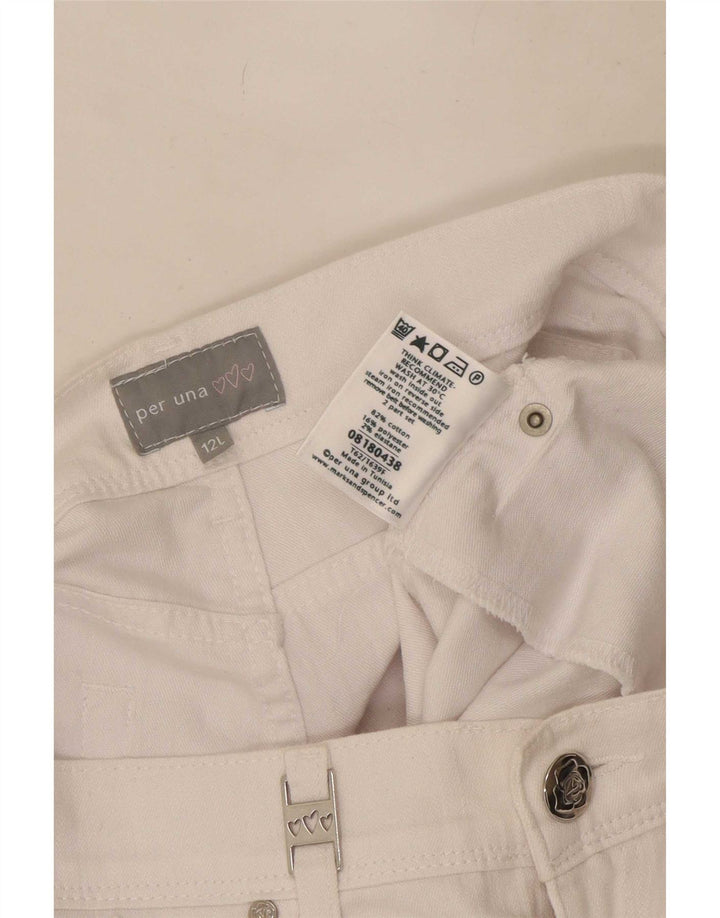 Женские джинсы Marks & Spencer Per Una Bootcut UK 12 Medium W30 L32 Белые