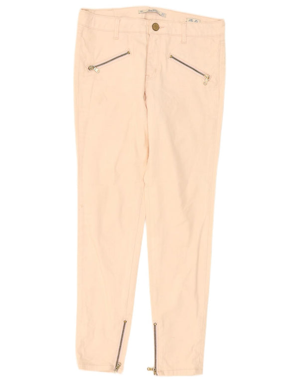 Женские узкие повседневные брюки Zara EU 36 XS W26 L29, розовые