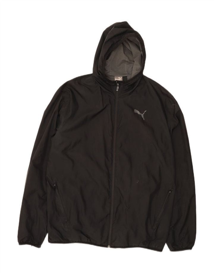 Мужская дождевик с капюшоном Puma UK 18 XL, черный полиэстер