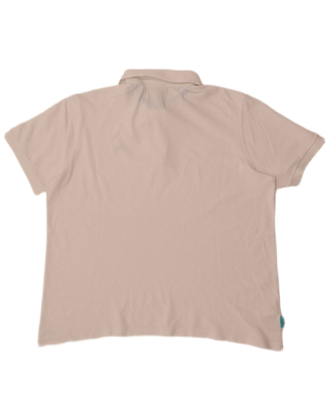 Lacoste Мужская рубашка-поло унисекс свободного кроя 2XL, белый хлопок