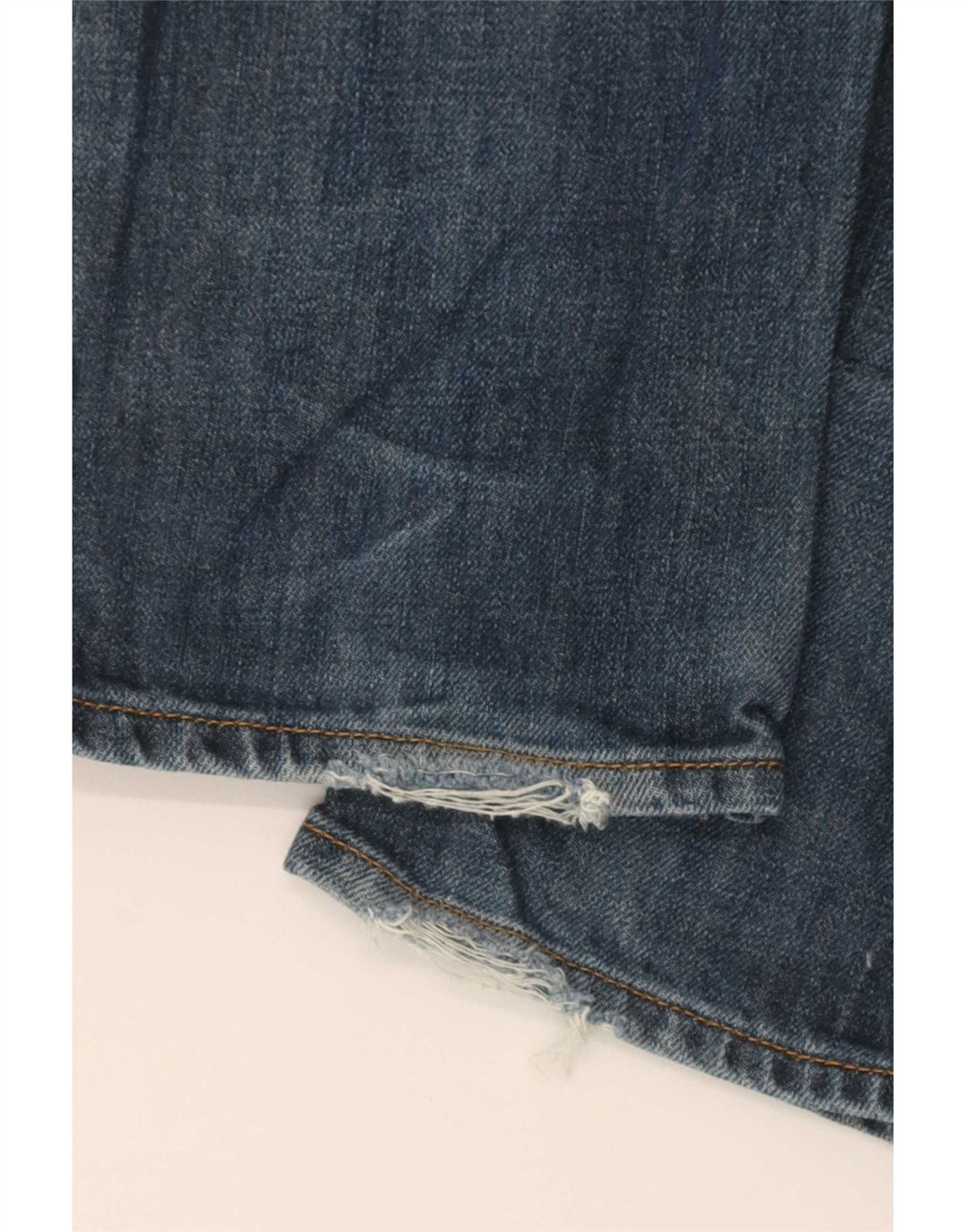 Женские потертые прямые джинсы Gap W28 L32, синий хлопок