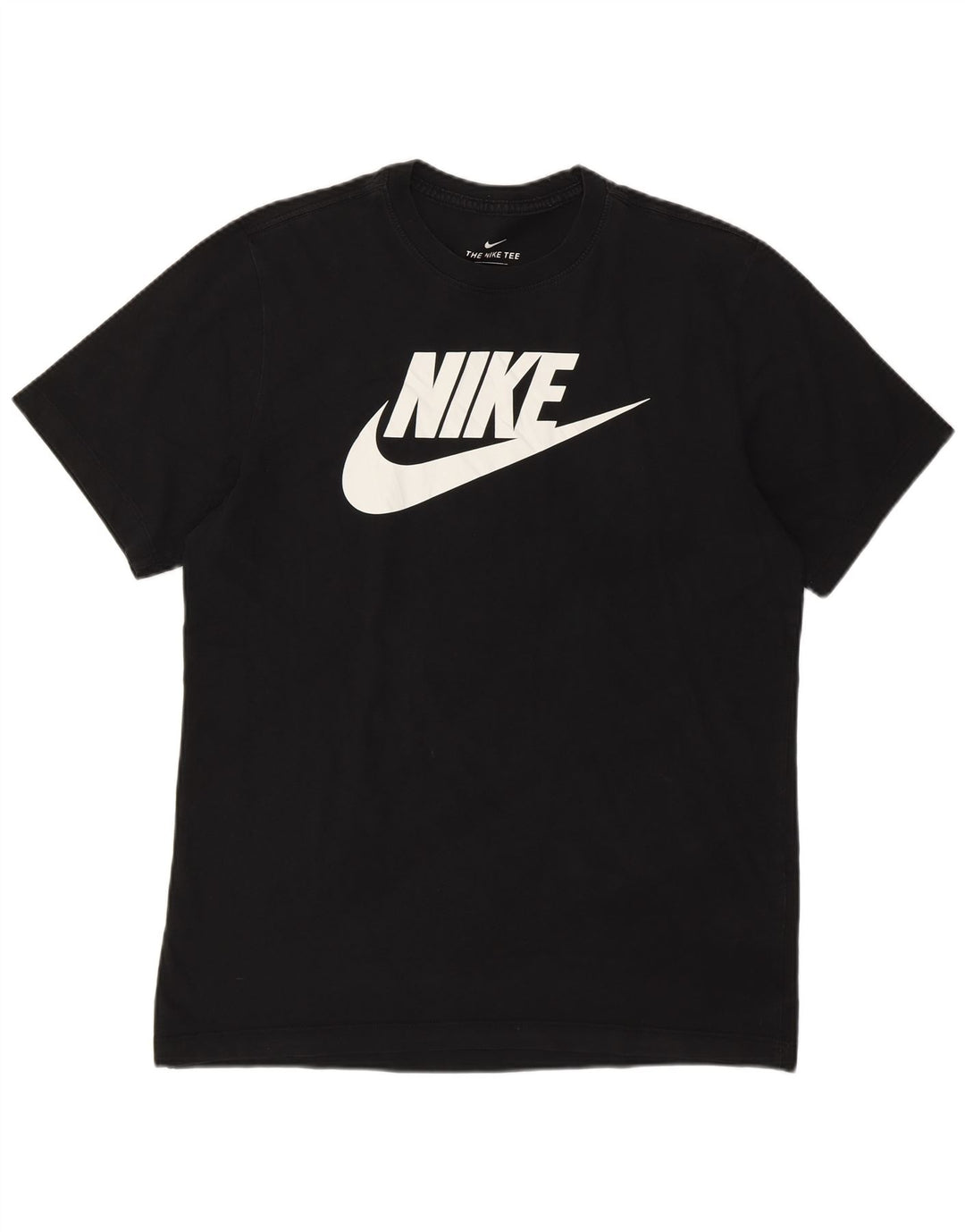 Мужская футболка с графическим рисунком Nike, средний черный хлопок
