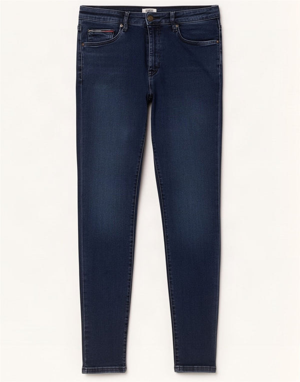 Tommy Hilfiger Женские джинсы скинни с высокой посадкой W30 L32 Синий хлопок