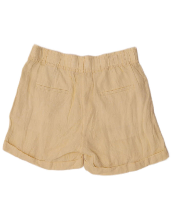 Женские шорты чинос Marks & Spencer UK 12 Medium W30 Желтый лен
